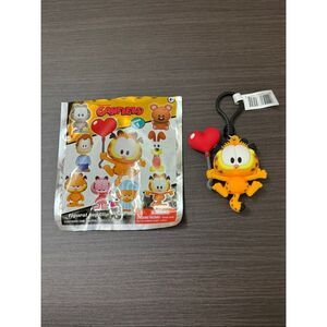 Garfield Series 1 Figural Bag Clip Keychain - Garfield with Balloon